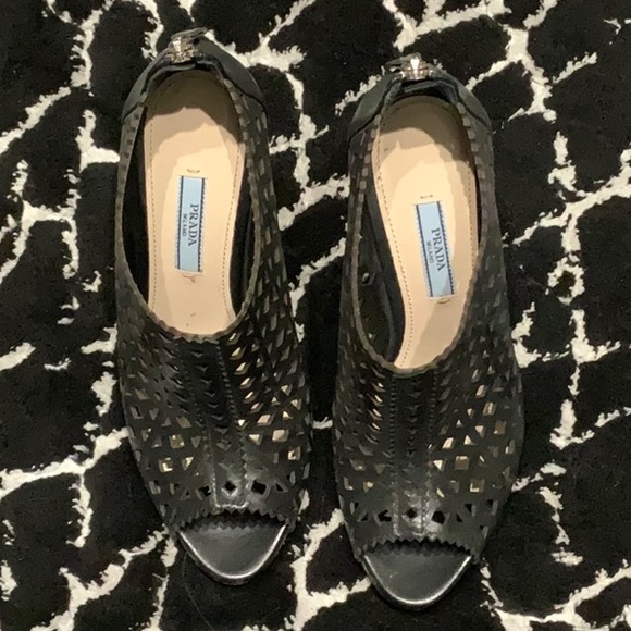 Prada shoe booties with see through cage! - Picture 2 of 6